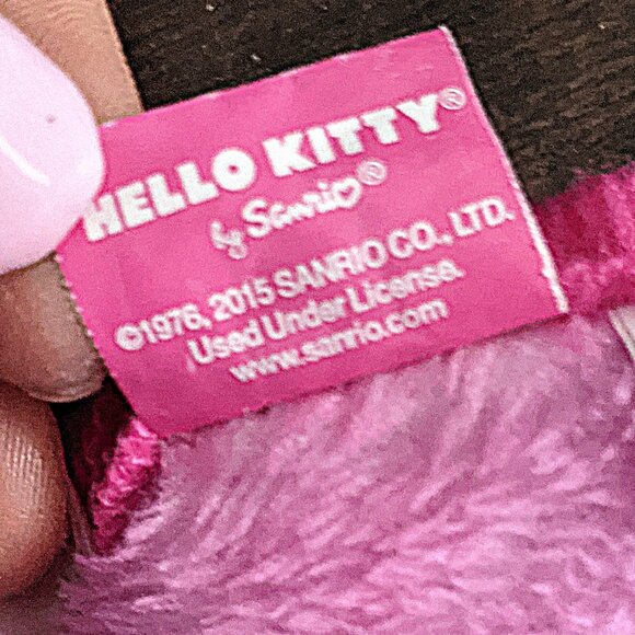 Hello Kitty Pink Plush Throw Blanket 46x60 Soft Fleece Kids Twin Bed Bedding Gif - Picture 4 of 5